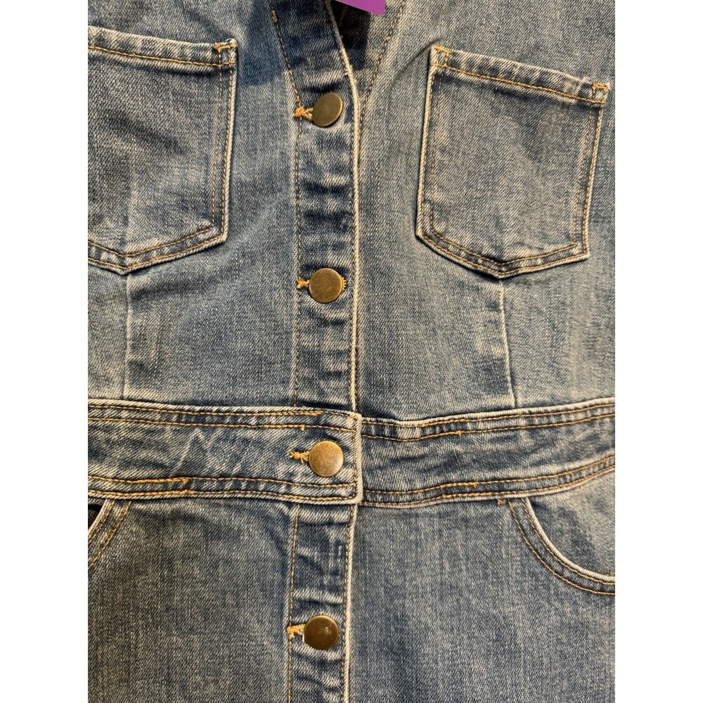Draper James Blue Denim Dress - Picture 2 of 16